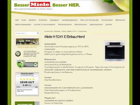 Miele H 5241 E Einbau-Herd mit einer ausführlichen Beschreibung auf kuechenblick.de