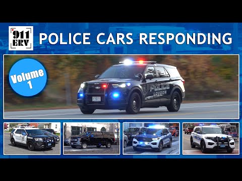 Police Cars Responding Compilation 1 | 2025 Responses