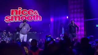 Nice &amp; Smooth live performance @ Lord Finesse birthday celebration in Los Angeles 2026 Funky For You