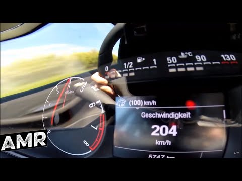 OPEL Corsa E 1.4 Turbo | Top Speed 204 Km/h | GERMAN AUTOBAHN