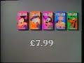 Original VHS Opening The Sword In The Stone UK Retail Tape