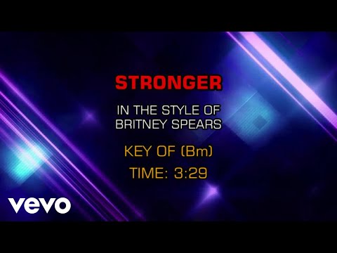 Britney Spears - Stronger (Karaoke)