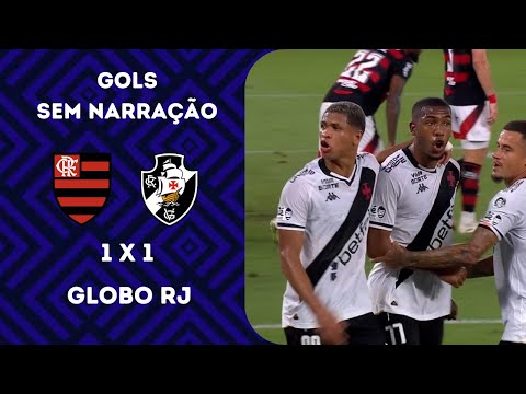 [SEM NARRAÇÃO] - Gols - Flamengo 1x1 Vasco da Gama - Brasileirão 2025 - (Globo RJ)
