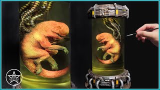 Lab-Born Nightmare: D-Rex Breaks Containment | AmazingTrungX Diorama Build