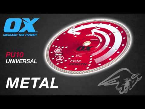 OX Tools USA - PU10 Universal Diamond Blade in Use