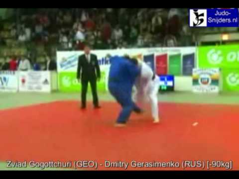 Judo 2009 Budapest: Gogotchuri (GEO) - Gerasimenko (RUS) [-90kg]