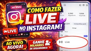 COMO FAZER LIVE NO INSTAGRAM COM POUCOS SEGUIDORES (2026)