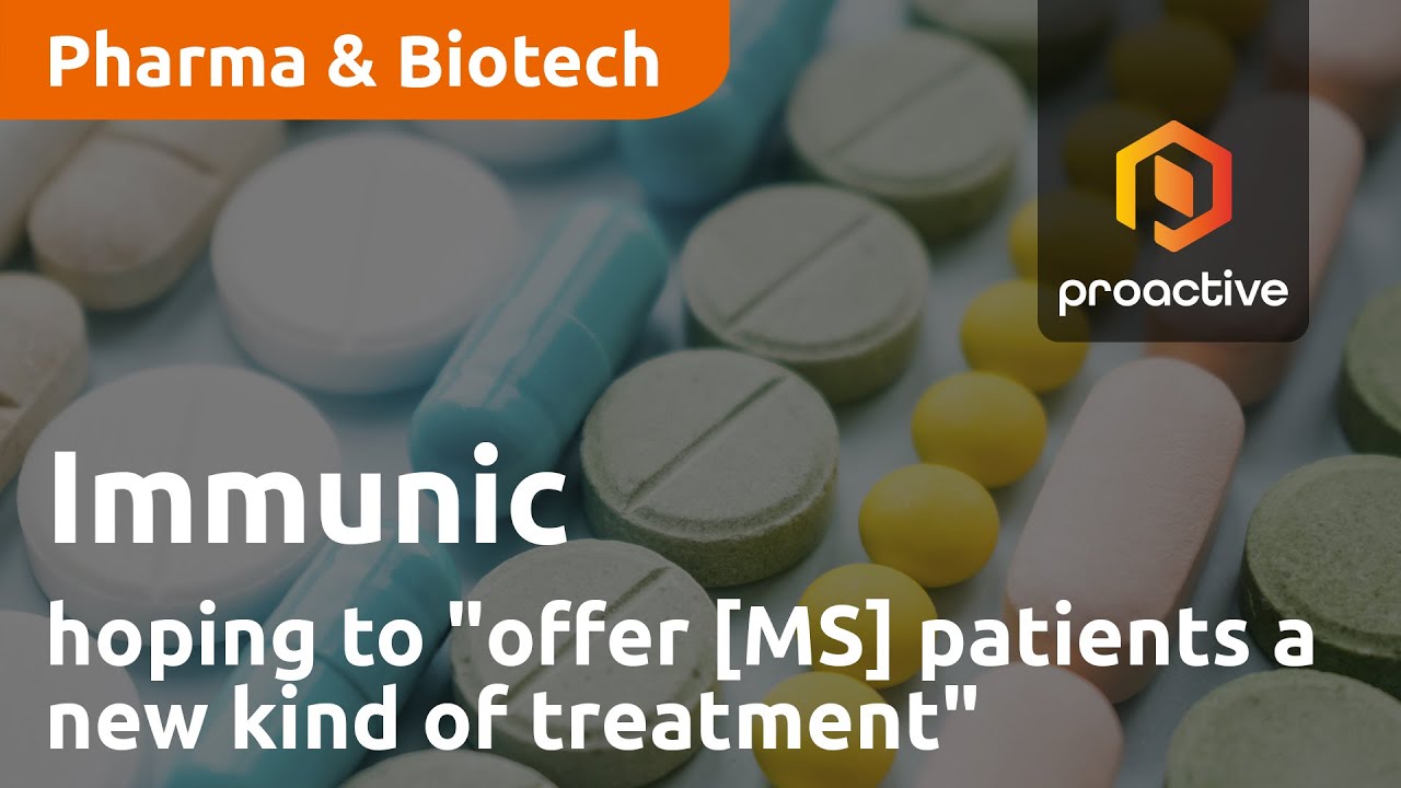 Immunic ultimately hoping to "offer patients a new kind of treatment" for multiple sclerosis