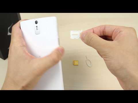 How to insert the micro SIM card on Oppo Find 5