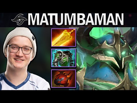 SECRET.MATUMBAMAN WRAITH KING WITH TANK BUILD - DOTA 2 7.28 GAMEPLAY
