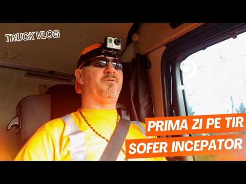 PRIMA MEA CURSA SINGUR PE CAMION CA SOFER PROFESIONIST INCEPATOR