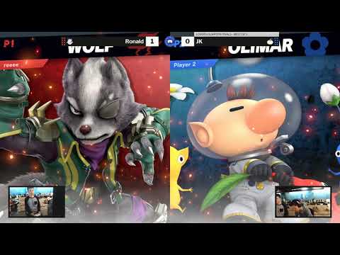 The Smash Lab 165 Losers Quarter Finals - Ronald (Wolf, Lucina) vs JK (Olimar)