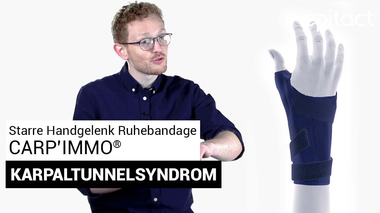 Epitact CARP'IMMO starre Handgelenk-Ruhebandage rechts S