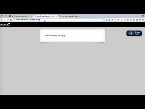 OverTheWire Natas Level 2 - Unrestricted File Access