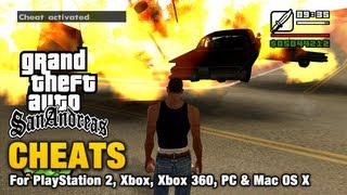 GTA San Andreas Cheats