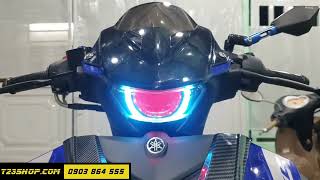 Exciter 155 VVA Độ Bi Cầu 70W chóa Cos vừa đẹp vừa sáng vừa siêu tiết kiệm tại T23Shop.com Cần Thơ