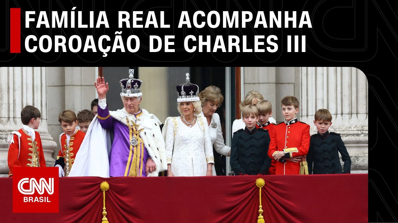 Família real acompanha coroação de rei Charles III | CNN PRIME TIME