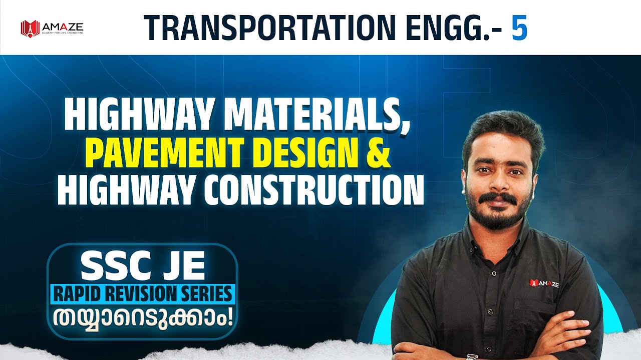 Day 11 | TRE | Highway Materials & Pavement Design | SSC JE Rapid Revision Series🔥 | SSC JE