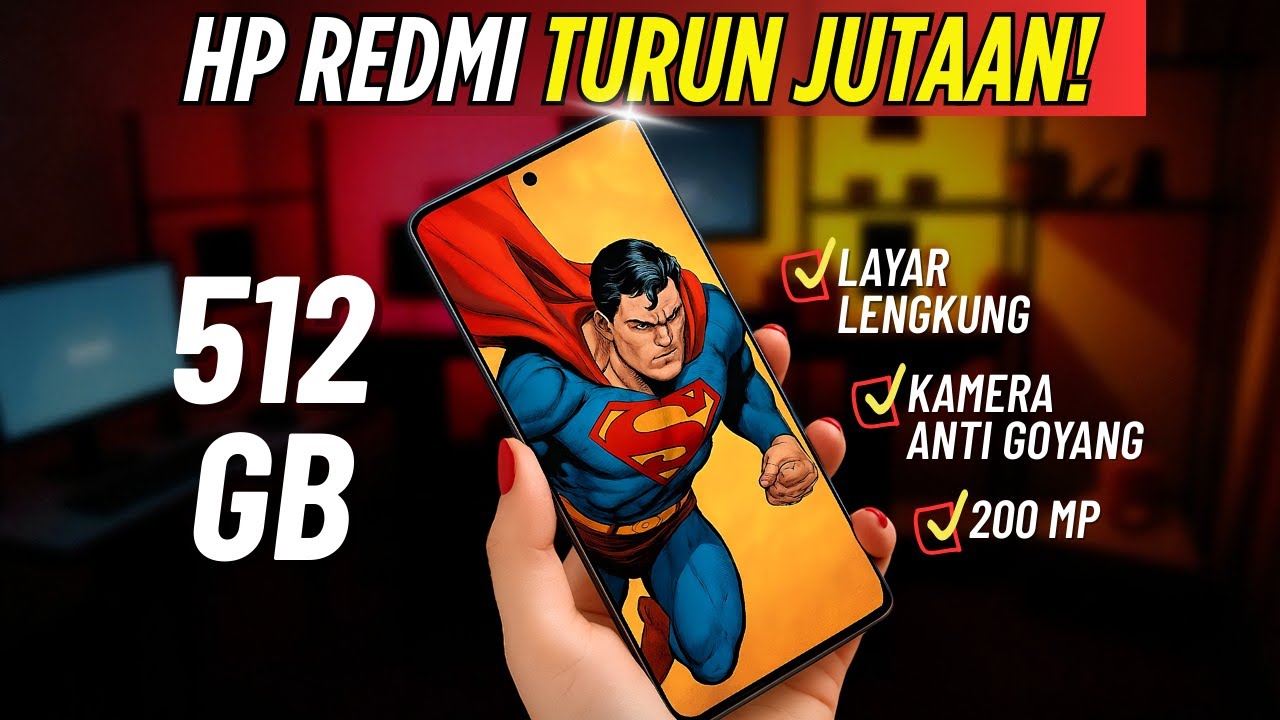 BIKIN SHOCK! 5 HP REDMI TURUN HARGA TERDALAM AGUSTUS 2025