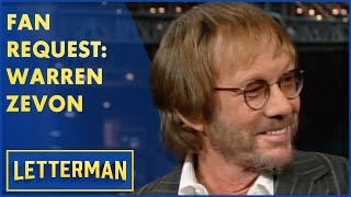 Warren Zevon&#39;s Final &quot;Late Show&quot; Appearance | Letterman
