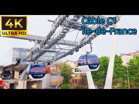 Paris' First Cable Car! 🚠 Câble 1 (C1) Full Ride | 4K 2025