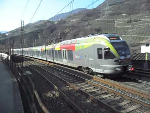 24.03.2018. TRENO ETR 170 FLIRT SAD IN TRANSITO A CARDANO (BZ).