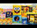 SPONGE BOB Toys Collection Unboxing ASMR POP MART Sponge Bob Mighty Jaxx Review No Talking