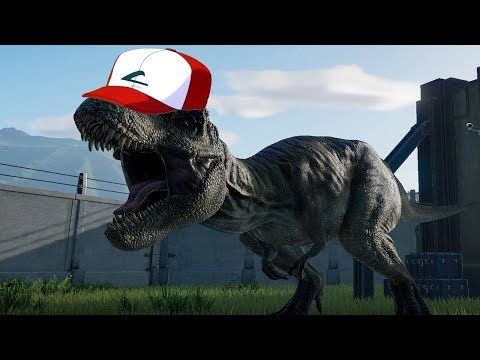 What dinosaur fights in Jurassic World Evolution remind me of: Pokémon battles.