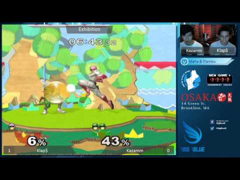 New Game+ XX - Klap$ (Pink Falcon) vs Kazamm (Greenl Falcon) - SSBM Falconry