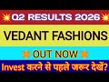 Vedant Fashions Q2 Results Manyavar Result Vedant Fashions Share Latest News Manyavar Share News