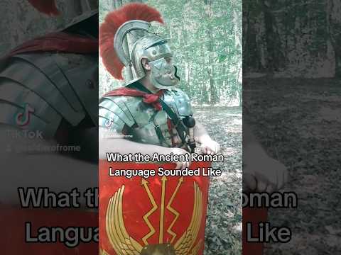 What the ancient Roman Language (Latin) Sounded Like. #rome #romanempire #latin #roman