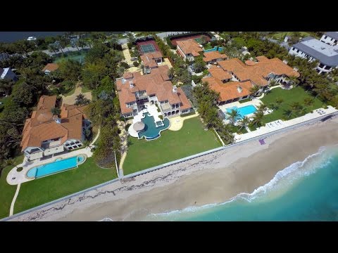 Palm Beach’s Ultra-Rich Coastline 🏝️  Florida Luxury from the Sky [4K]