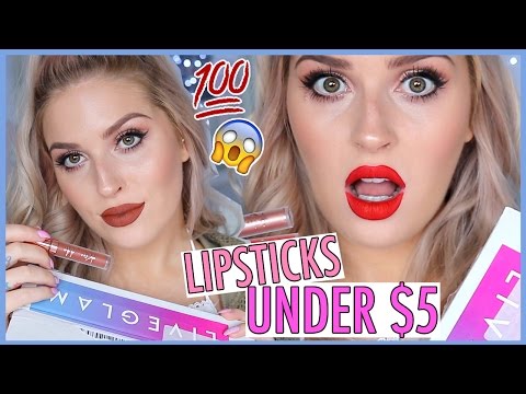 AFFORDABLE Lip Swatches & Review 😍💄 KissMe Liquid Lipstick Club by LiveGlam Video