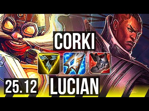 CORKI & Alistar vs LUCIAN & Pyke (ADC) | Comeback, 12/3/11, Godlike | KR Challenger | 25.12
