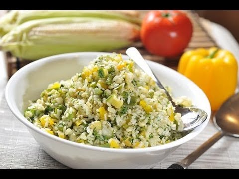 Ensalada de arroz - Rice salad - Recetas de ensalada