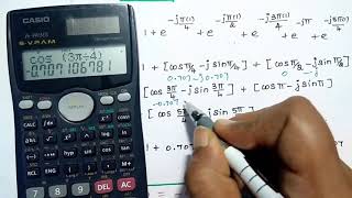 8-Point DFT - Problem solved using Calculator