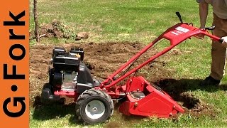 Troy Bilt Rototiller Review - Bronco Axis Vertical Tine - Ga