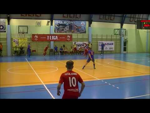 GKS Ekom Futsal Nowiny - GSF Gliwice 1:8 (1 Polska Liga Futsal 23.09.2017)