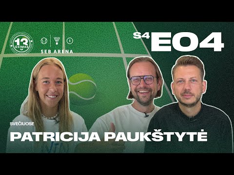 13 geimas: teniso tinklalaidės viešnia - Lietuvos moterų teniso rinktinės narė Patricija Paukštytė.