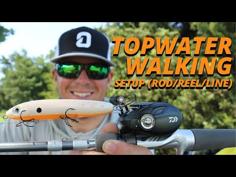 Topwater Walking Bait Setup (Rod/Reel/Line) | Patrick Walters