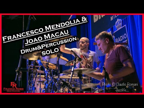 FRANCESCO MENDOLIA & JOAO MACAU drum&percussion SOLO - INCOGNITO Live@Bluenotemilano 31/01/2020