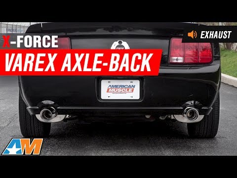 2005-2010 Mustang GT X-Force Varex Axle-Back Exhaust Sound Clip & Install