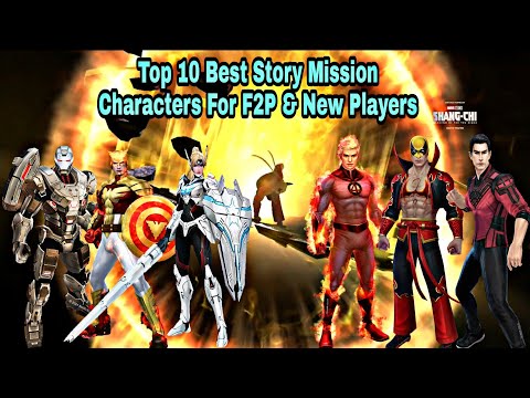 Top 10 Best Story Mission Characters For F2P & New Players - Marvel Future Fight
