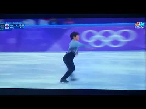 -Shoma UNOs- big moment on ice 2018 Olympics Japan's men's short program