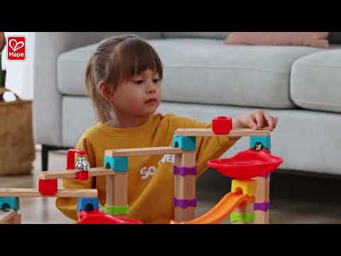 Wooden Marble Run Toy Play tive Junior