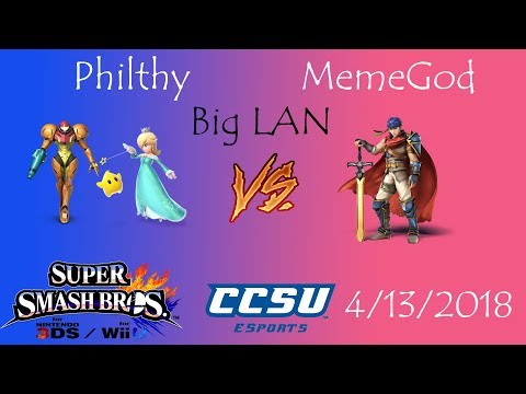 CCSU Big LAN - Philthy (Samus, Rosalina) vs MemeGod (Ike)