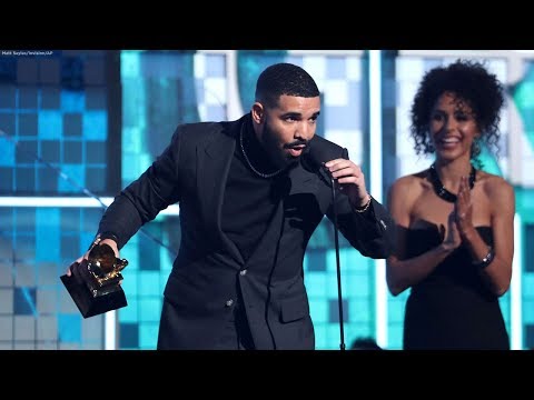 Drake cut off during Grammys acceptance speech