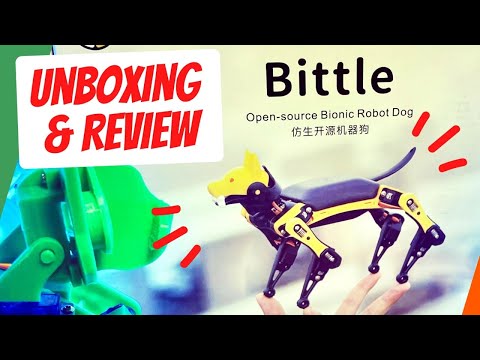 YouTube Thumbnail for Bittle Robotic Dog Unboxing and Review