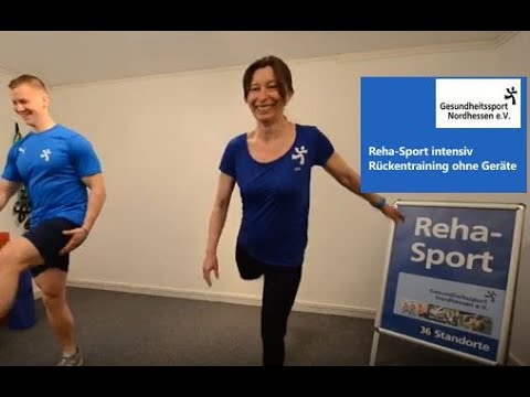 Reha-Sport intensiv I Rückentraining ohne Geräte