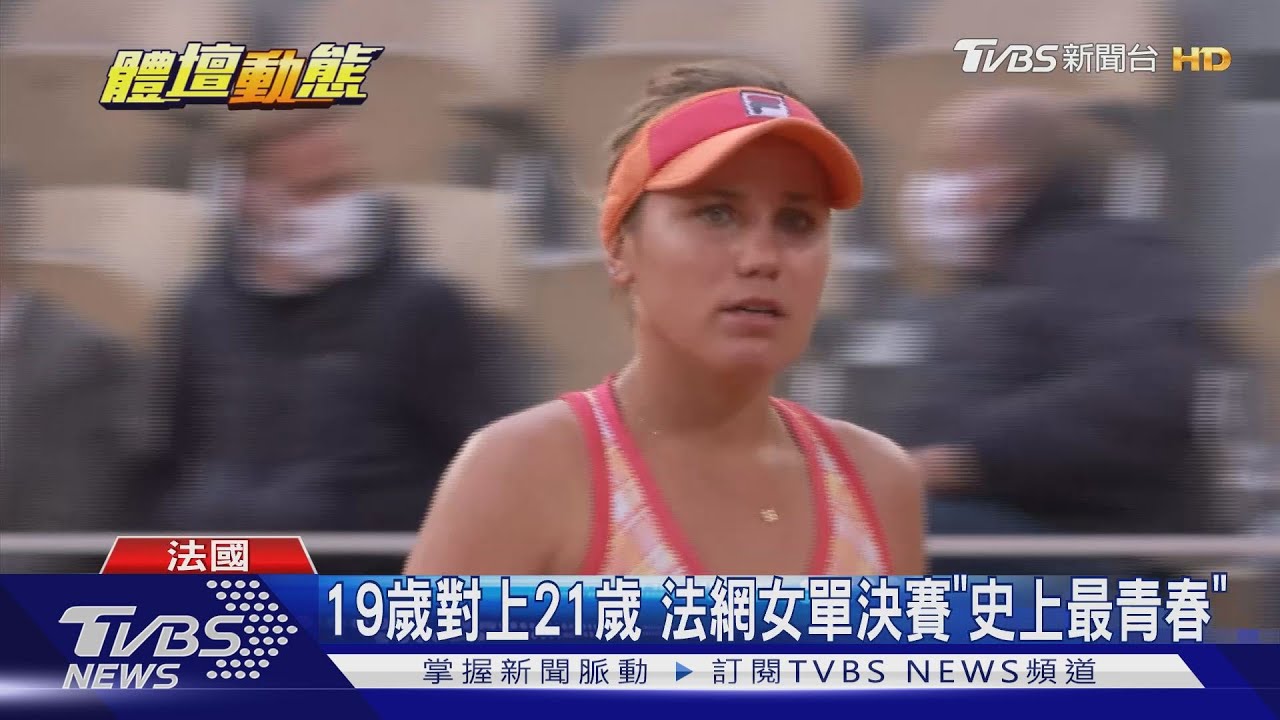 19歲對上21歲 法網女單決賽「史上最青春」